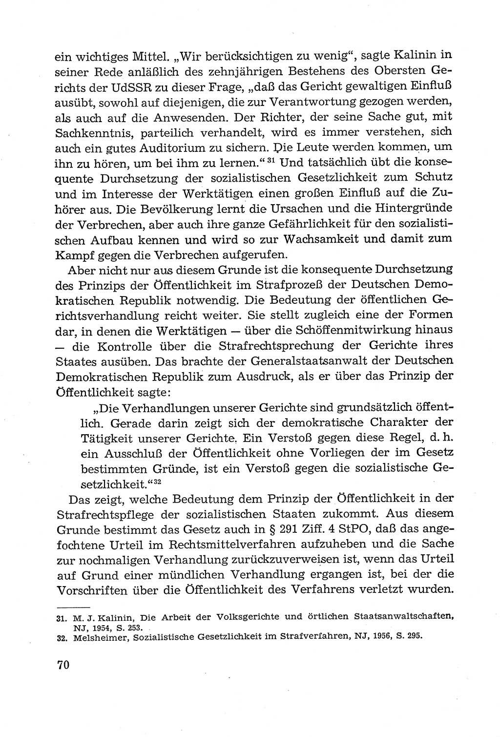 Leitfaden des Strafprozeßrechts der Deutschen Demokratischen Republik (DDR) 1959, Seite 70 (LF StPR DDR 1959, S. 70)