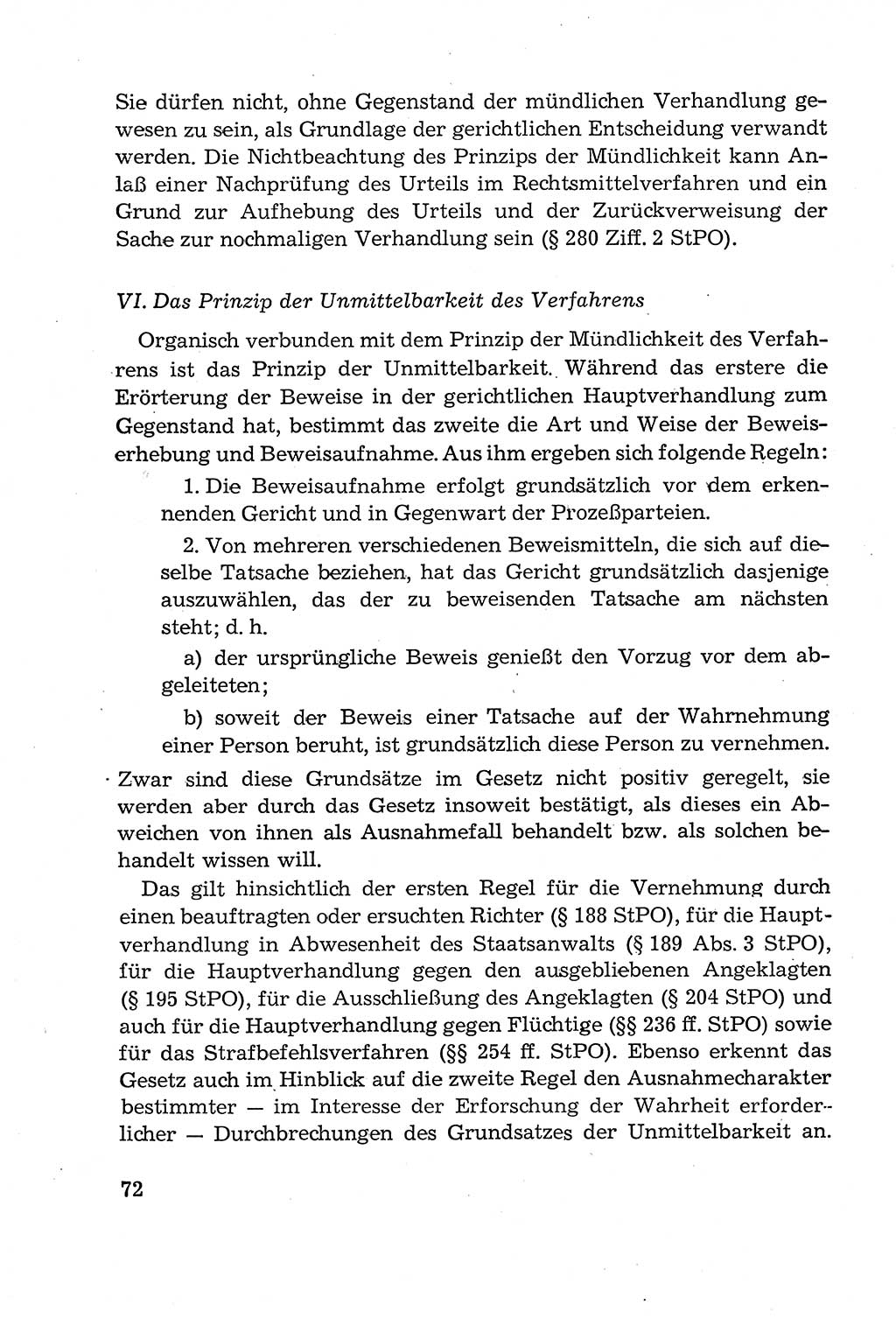 Leitfaden des Strafprozeßrechts der Deutschen Demokratischen Republik (DDR) 1959, Seite 72 (LF StPR DDR 1959, S. 72)