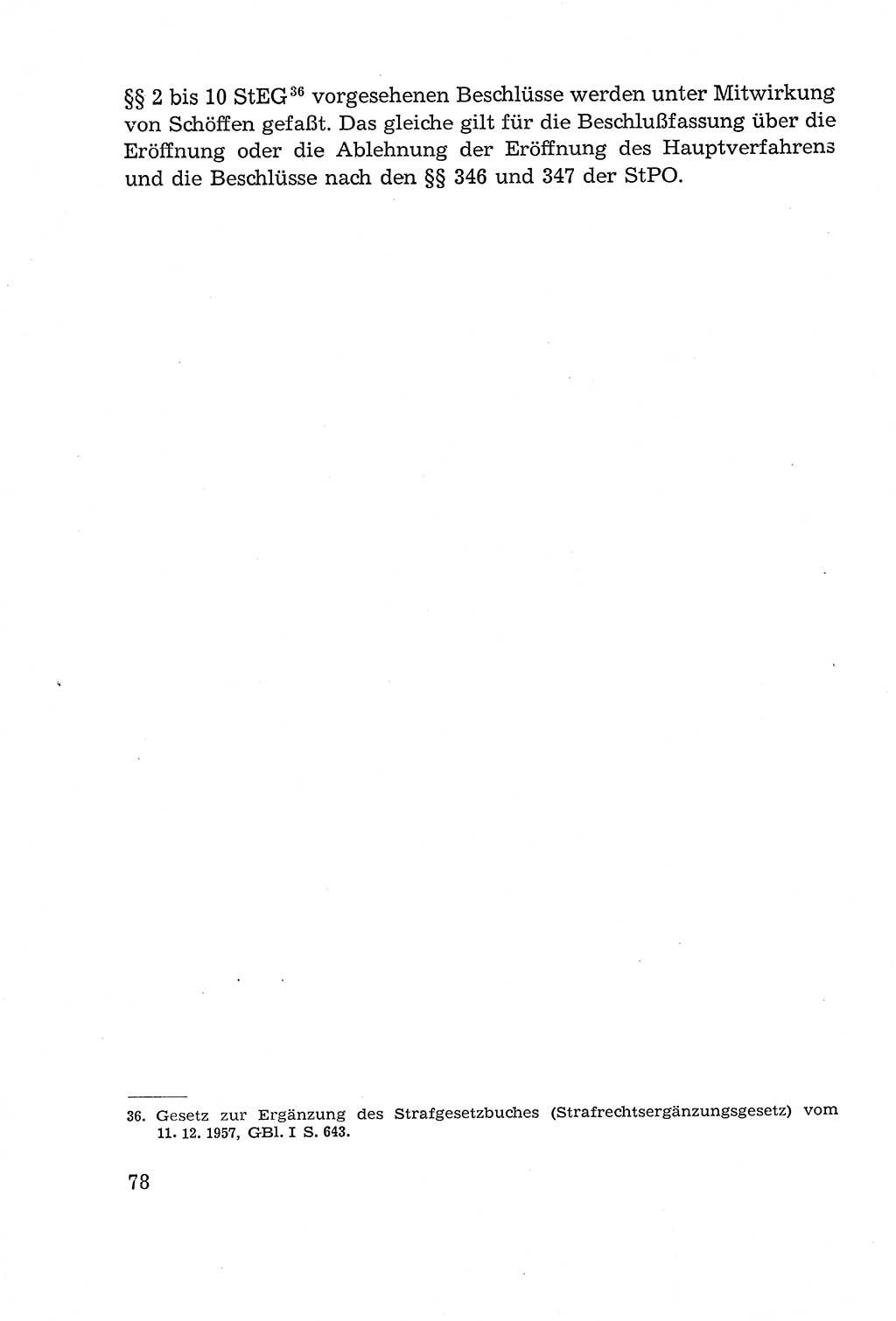 Leitfaden des Strafprozeßrechts der Deutschen Demokratischen Republik (DDR) 1959, Seite 78 (LF StPR DDR 1959, S. 78)