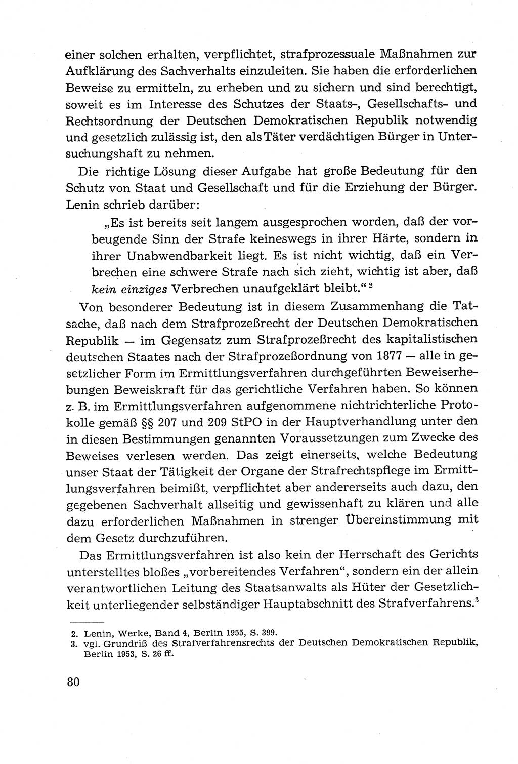 Leitfaden des Strafprozeßrechts der Deutschen Demokratischen Republik (DDR) 1959, Seite 80 (LF StPR DDR 1959, S. 80)