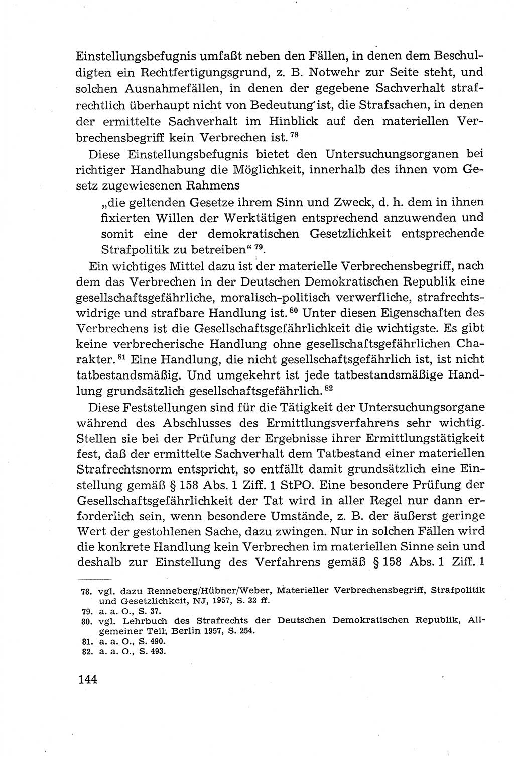 Leitfaden des Strafprozeßrechts der Deutschen Demokratischen Republik (DDR) 1959, Seite 144 (LF StPR DDR 1959, S. 144)