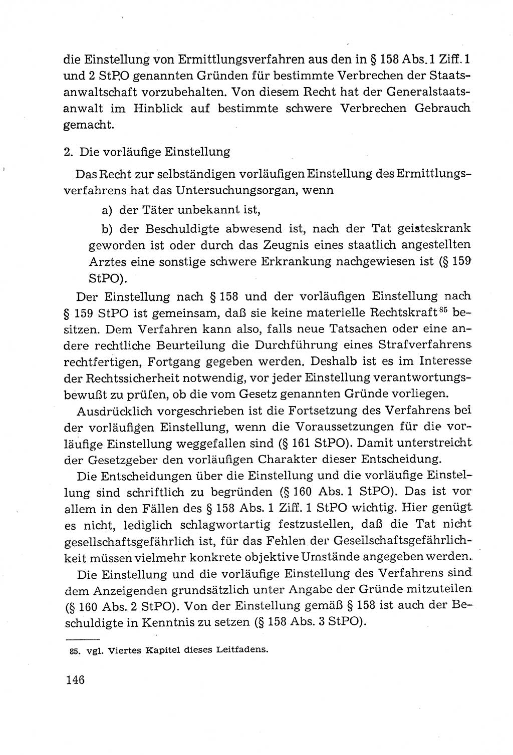 Leitfaden des Strafprozeßrechts der Deutschen Demokratischen Republik (DDR) 1959, Seite 146 (LF StPR DDR 1959, S. 146)