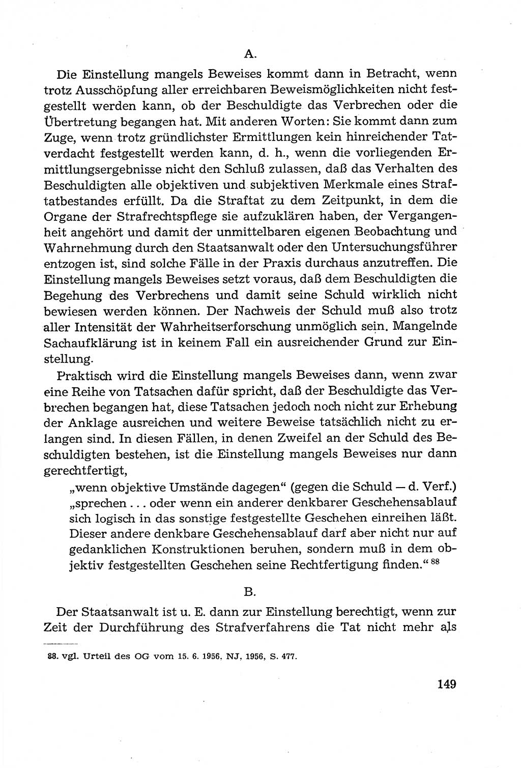 Leitfaden des Strafprozeßrechts der Deutschen Demokratischen Republik (DDR) 1959, Seite 149 (LF StPR DDR 1959, S. 149)