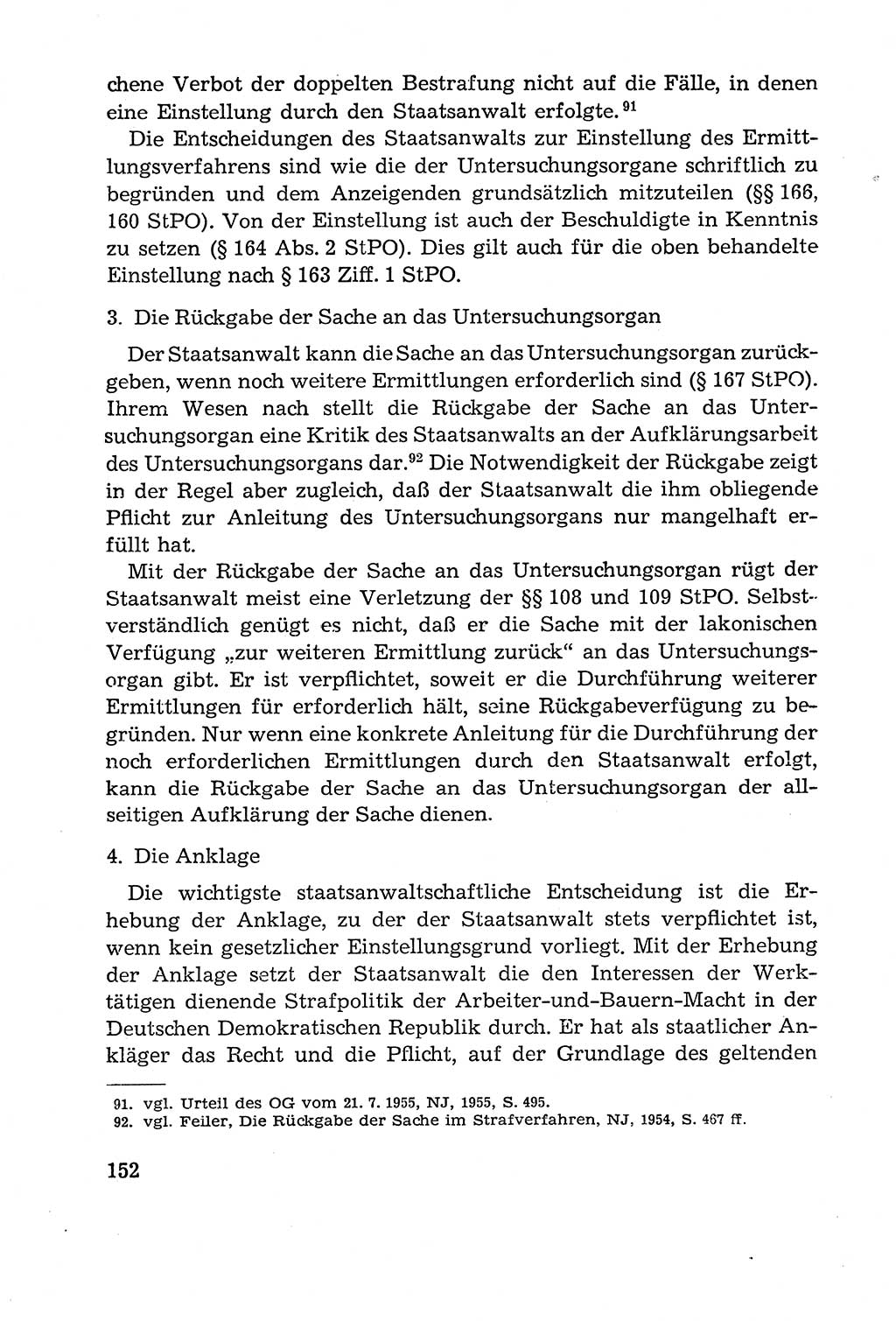 Leitfaden des Strafprozeßrechts der Deutschen Demokratischen Republik (DDR) 1959, Seite 152 (LF StPR DDR 1959, S. 152)