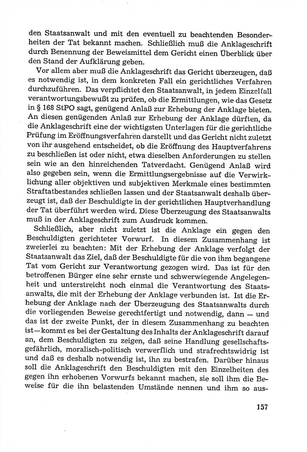 Leitfaden des Strafprozeßrechts der Deutschen Demokratischen Republik (DDR) 1959, Seite 157 (LF StPR DDR 1959, S. 157)