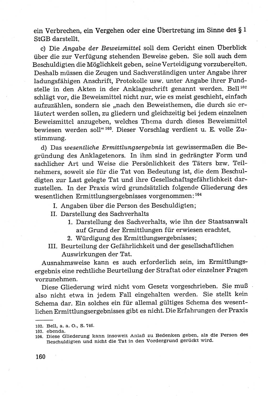 Leitfaden des Strafprozeßrechts der Deutschen Demokratischen Republik (DDR) 1959, Seite 160 (LF StPR DDR 1959, S. 160)