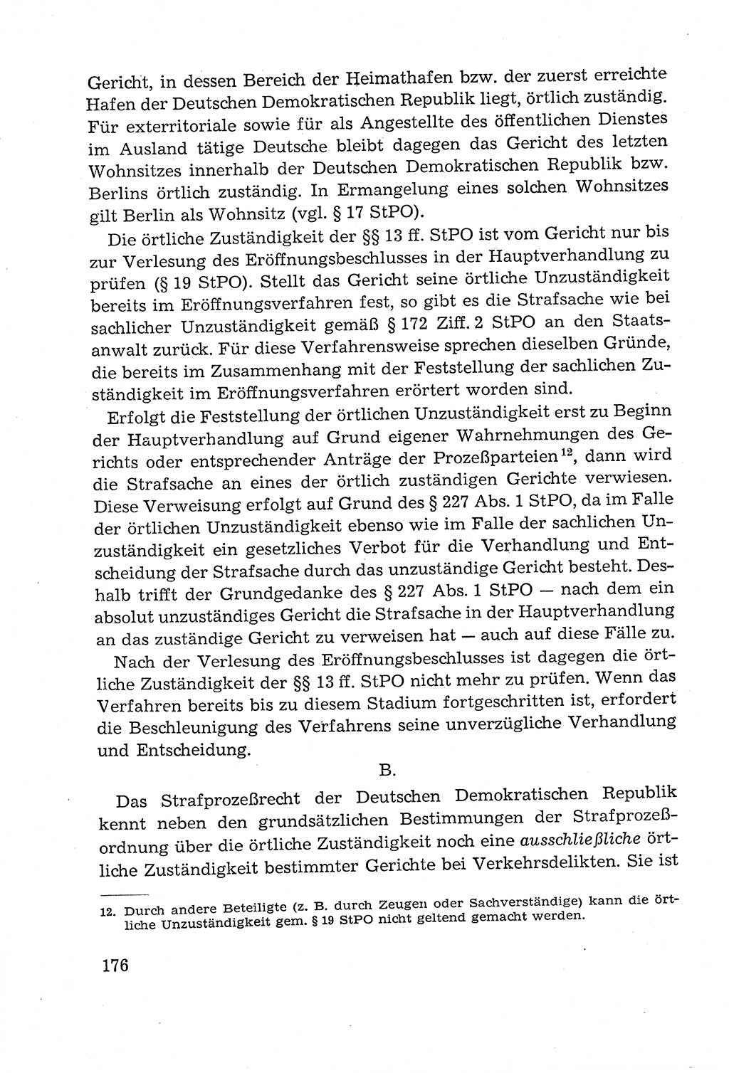 Leitfaden des Strafprozeßrechts der Deutschen Demokratischen Republik (DDR) 1959, Seite 176 (LF StPR DDR 1959, S. 176)