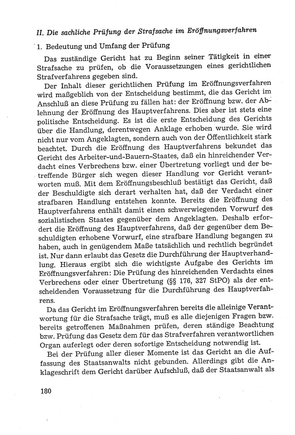 Leitfaden des Strafprozeßrechts der Deutschen Demokratischen Republik (DDR) 1959, Seite 180 (LF StPR DDR 1959, S. 180)