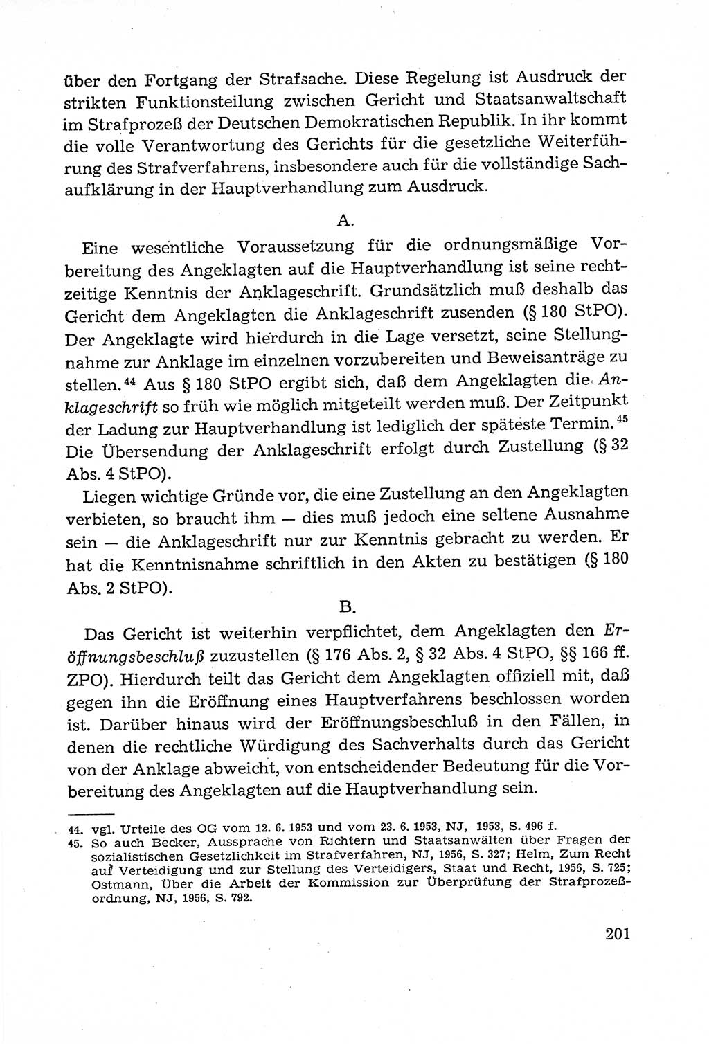 Leitfaden des Strafprozeßrechts der Deutschen Demokratischen Republik (DDR) 1959, Seite 201 (LF StPR DDR 1959, S. 201)