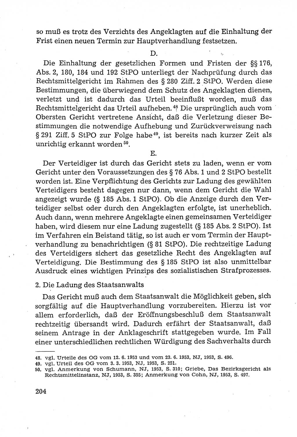 Leitfaden des Strafprozeßrechts der Deutschen Demokratischen Republik (DDR) 1959, Seite 204 (LF StPR DDR 1959, S. 204)