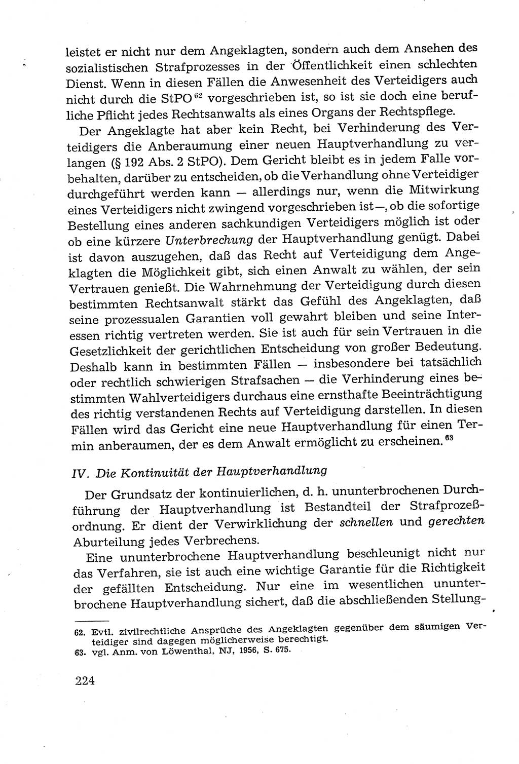 Leitfaden des Strafprozeßrechts der Deutschen Demokratischen Republik (DDR) 1959, Seite 224 (LF StPR DDR 1959, S. 224)