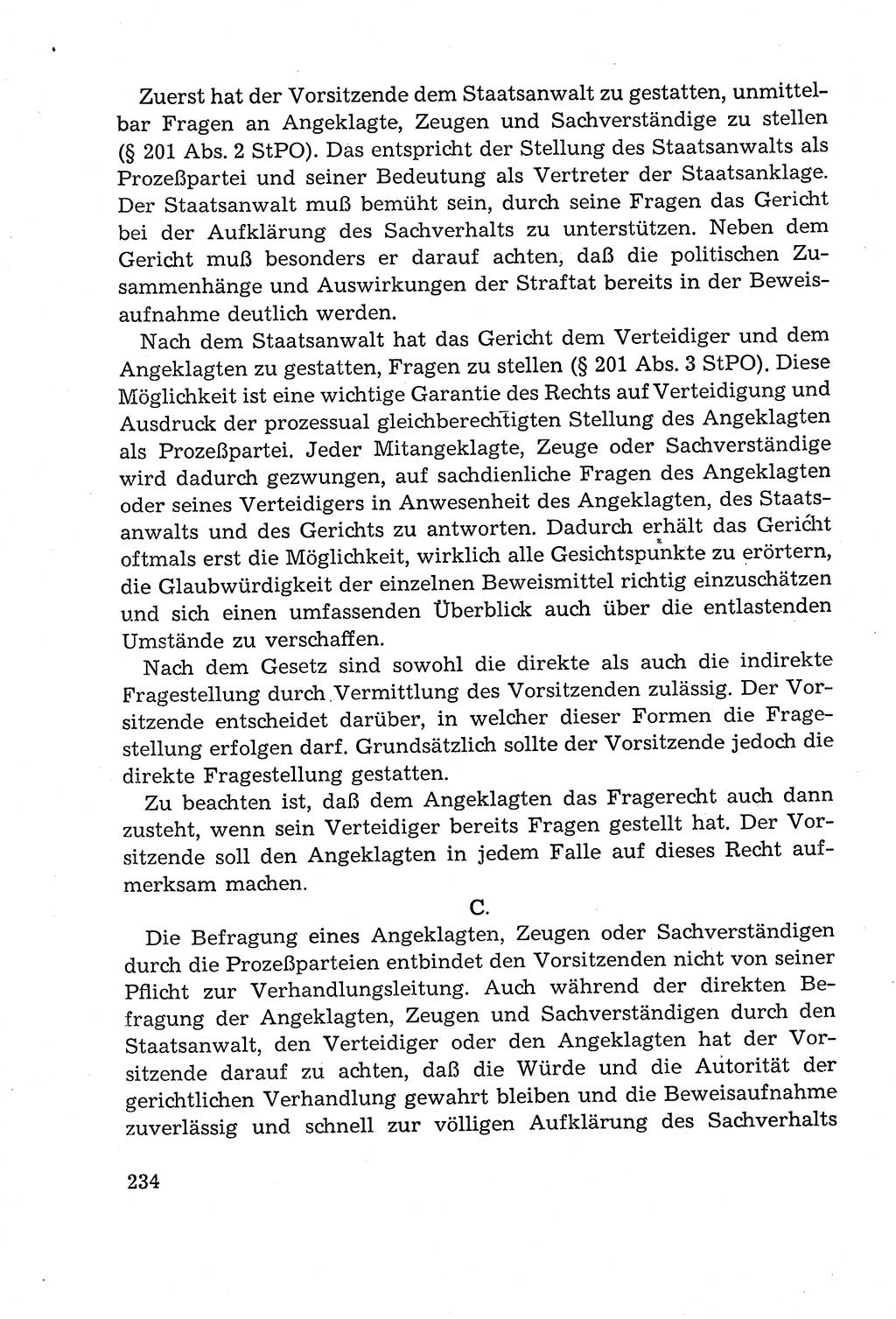 Leitfaden des Strafprozeßrechts der Deutschen Demokratischen Republik (DDR) 1959, Seite 234 (LF StPR DDR 1959, S. 234)