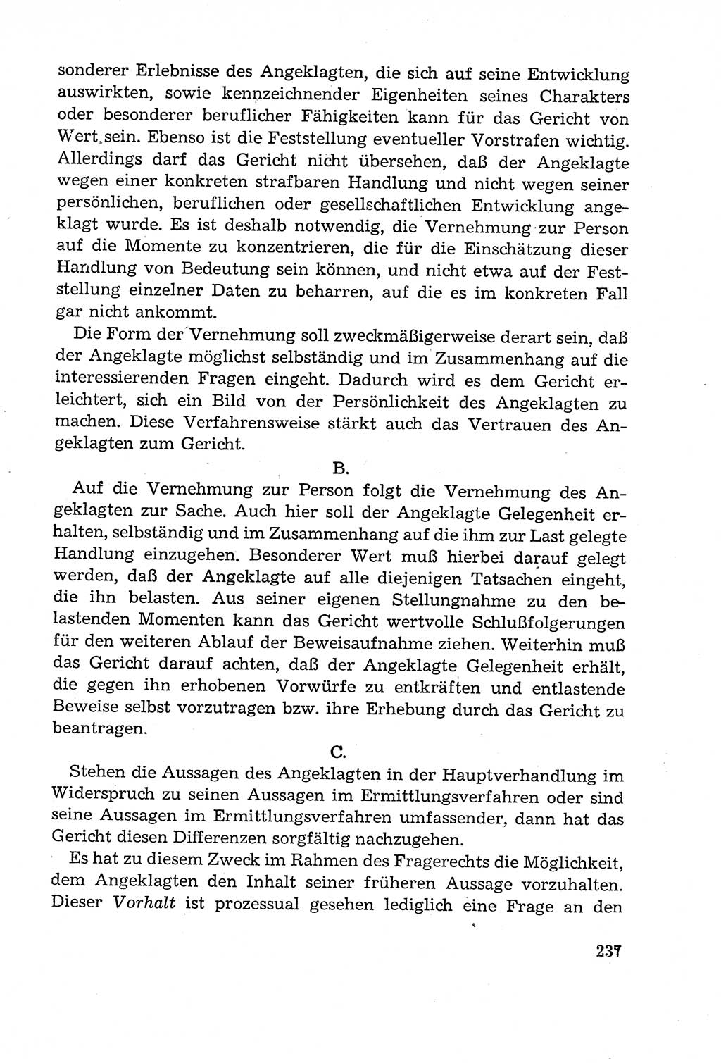 Leitfaden des Strafprozeßrechts der Deutschen Demokratischen Republik (DDR) 1959, Seite 237 (LF StPR DDR 1959, S. 237)