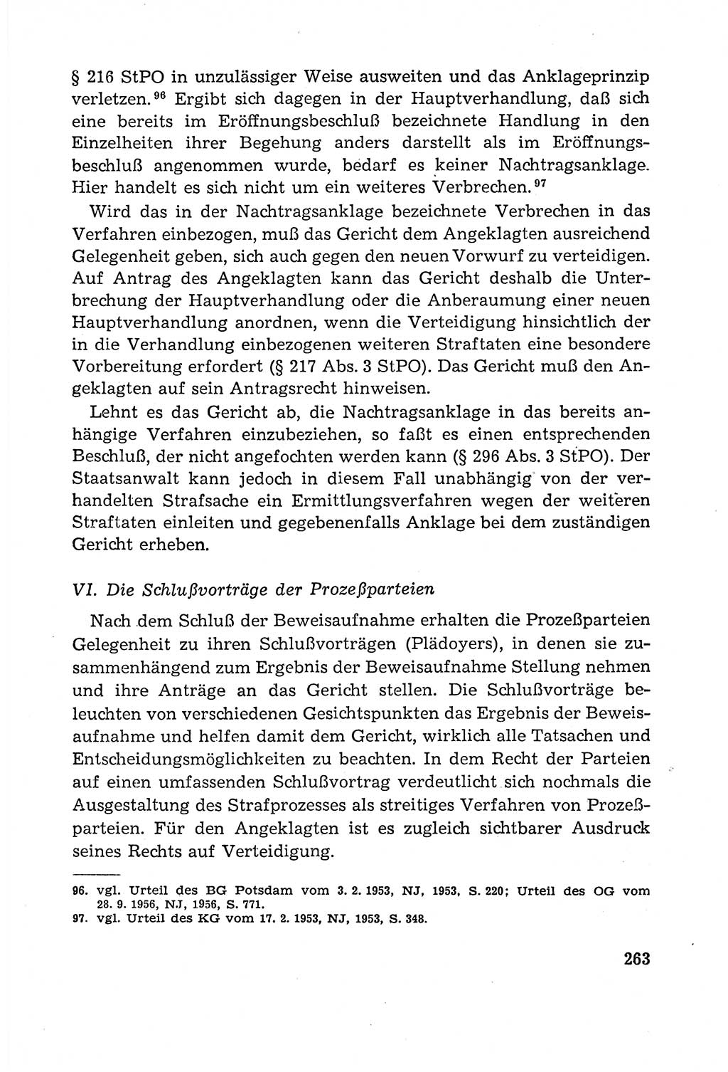 Leitfaden des Strafprozeßrechts der Deutschen Demokratischen Republik (DDR) 1959, Seite 263 (LF StPR DDR 1959, S. 263)