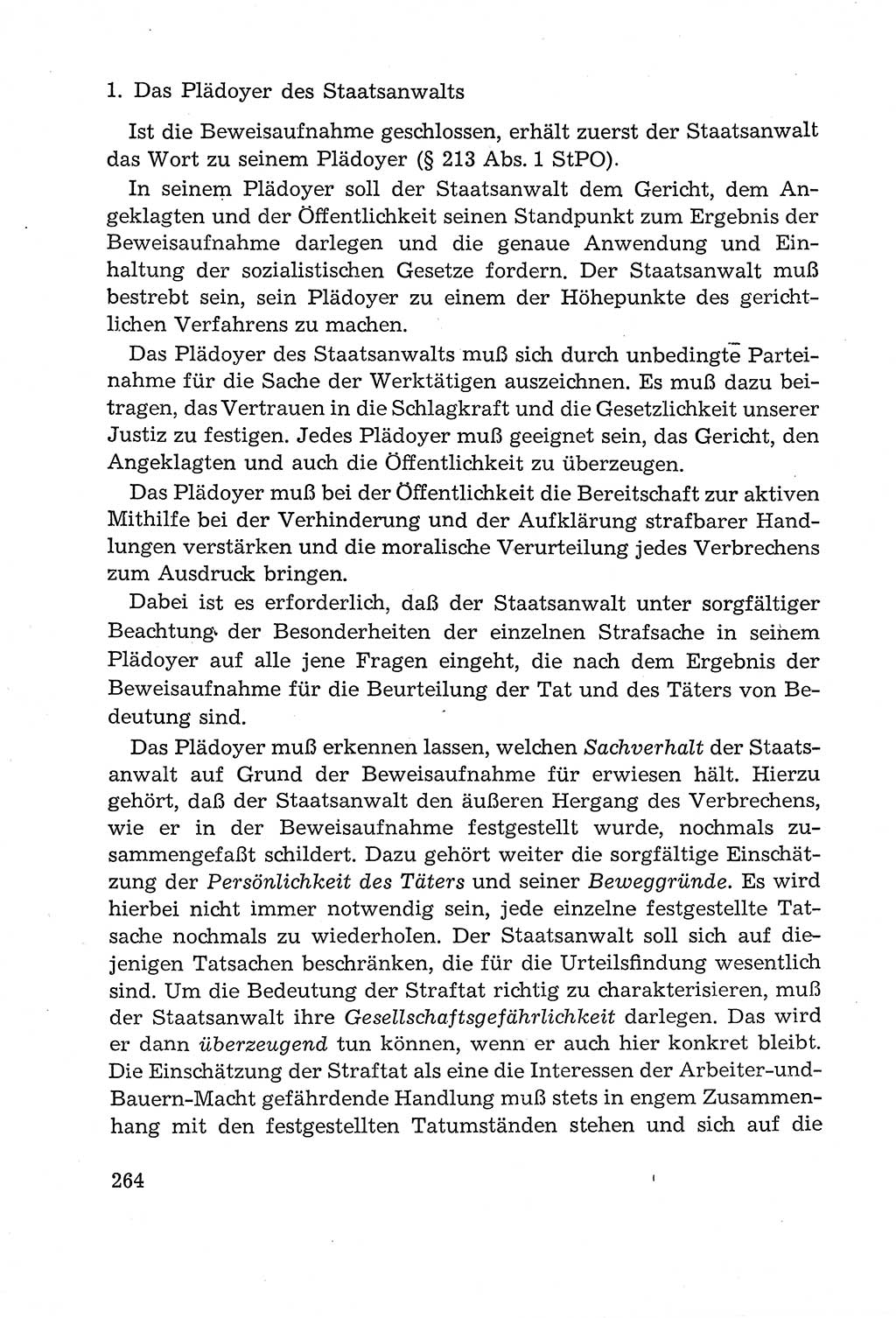 Leitfaden des Strafprozeßrechts der Deutschen Demokratischen Republik (DDR) 1959, Seite 264 (LF StPR DDR 1959, S. 264)