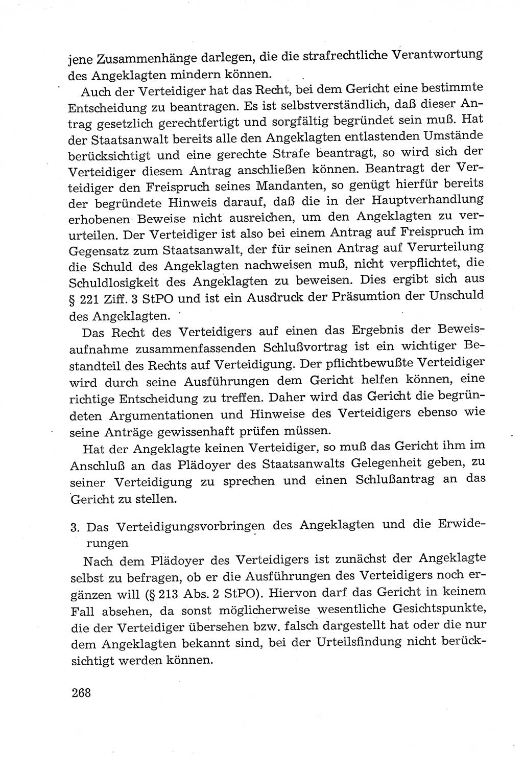 Leitfaden des Strafprozeßrechts der Deutschen Demokratischen Republik (DDR) 1959, Seite 268 (LF StPR DDR 1959, S. 268)