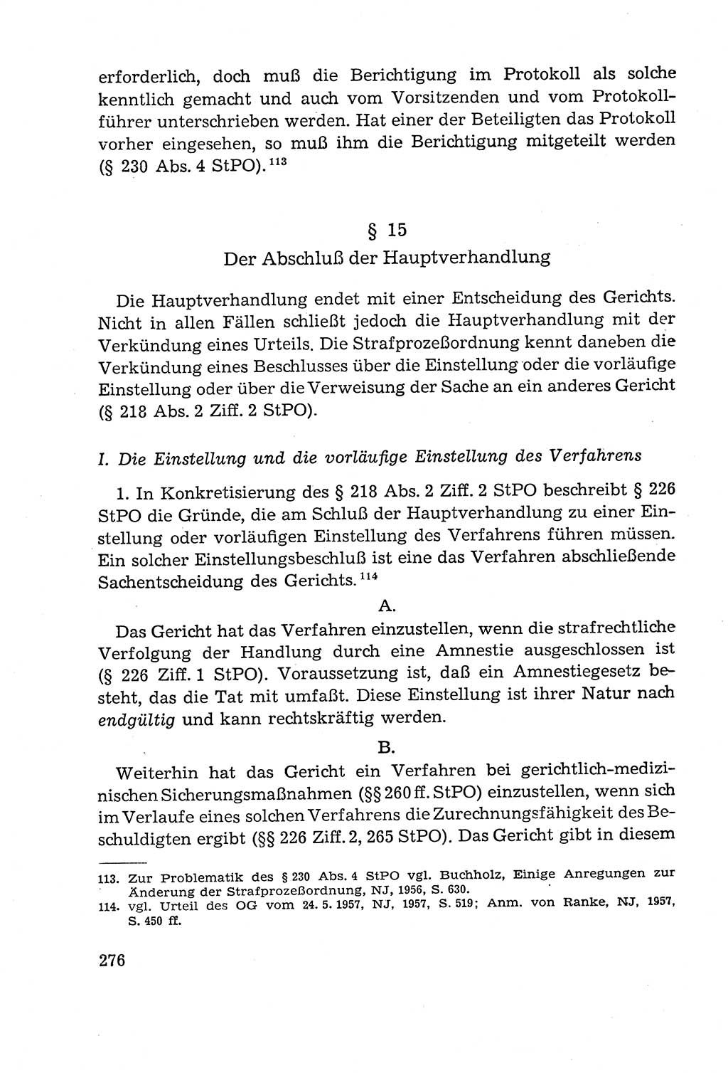 Leitfaden des Strafprozeßrechts der Deutschen Demokratischen Republik (DDR) 1959, Seite 276 (LF StPR DDR 1959, S. 276)