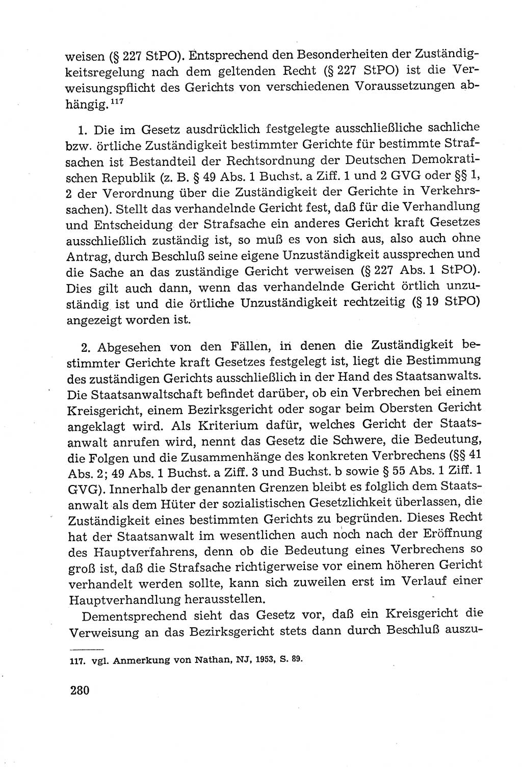 Leitfaden des Strafprozeßrechts der Deutschen Demokratischen Republik (DDR) 1959, Seite 280 (LF StPR DDR 1959, S. 280)