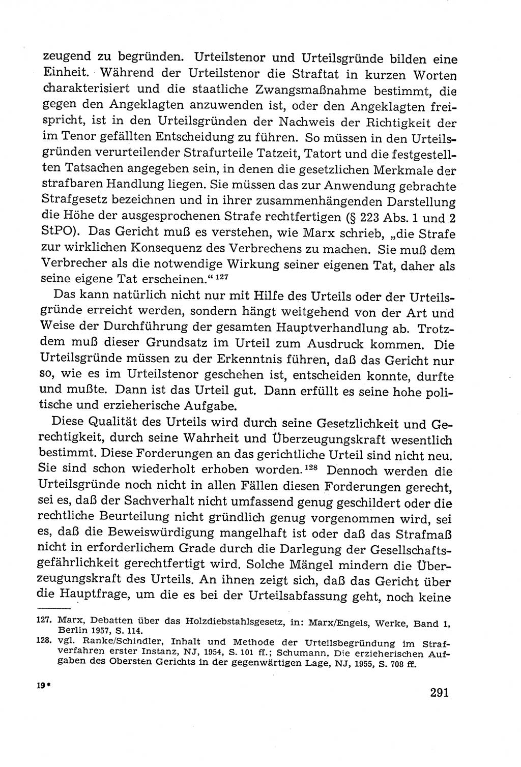 Leitfaden des Strafprozeßrechts der Deutschen Demokratischen Republik (DDR) 1959, Seite 291 (LF StPR DDR 1959, S. 291)