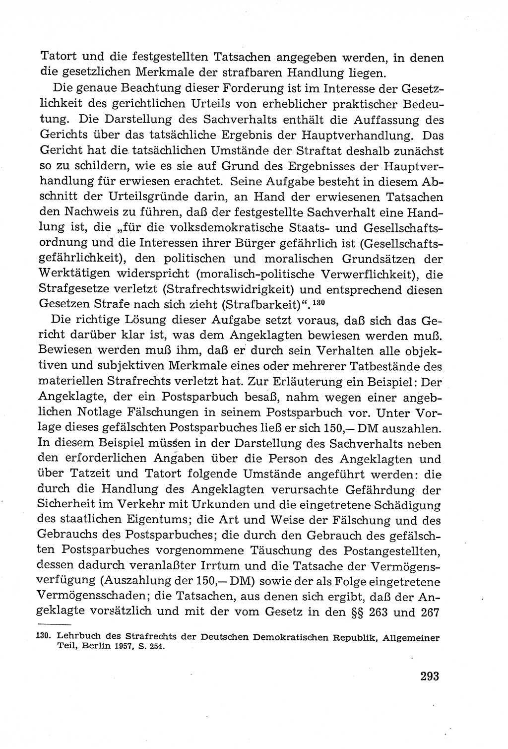Leitfaden des Strafprozeßrechts der Deutschen Demokratischen Republik (DDR) 1959, Seite 293 (LF StPR DDR 1959, S. 293)