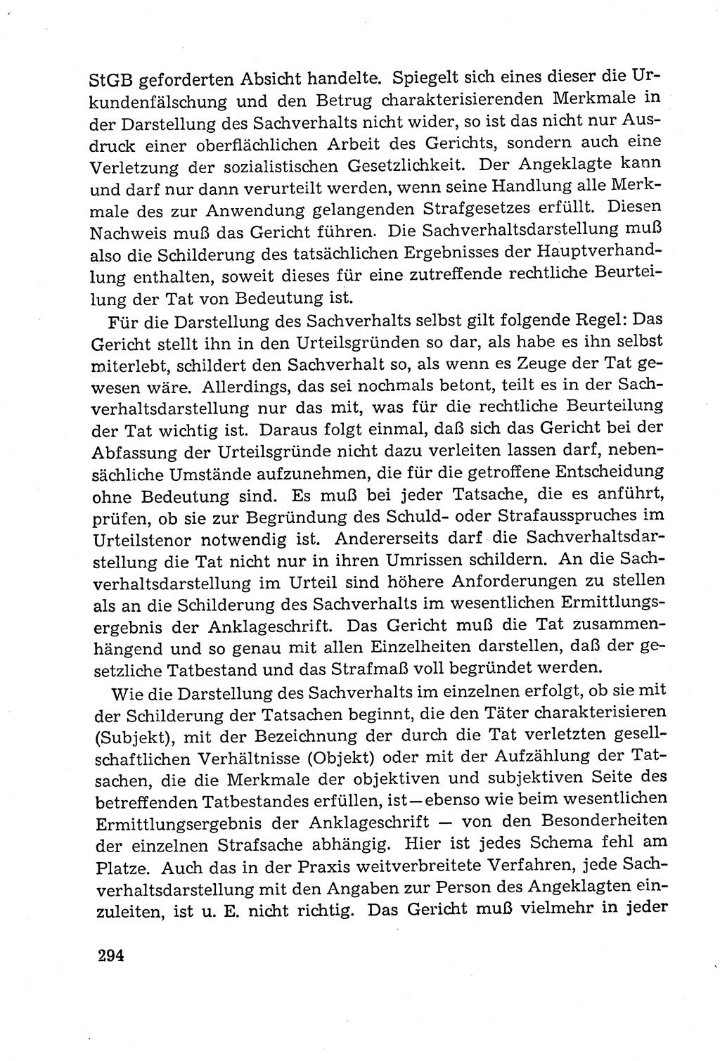 Leitfaden des Strafprozeßrechts der Deutschen Demokratischen Republik (DDR) 1959, Seite 294 (LF StPR DDR 1959, S. 294)