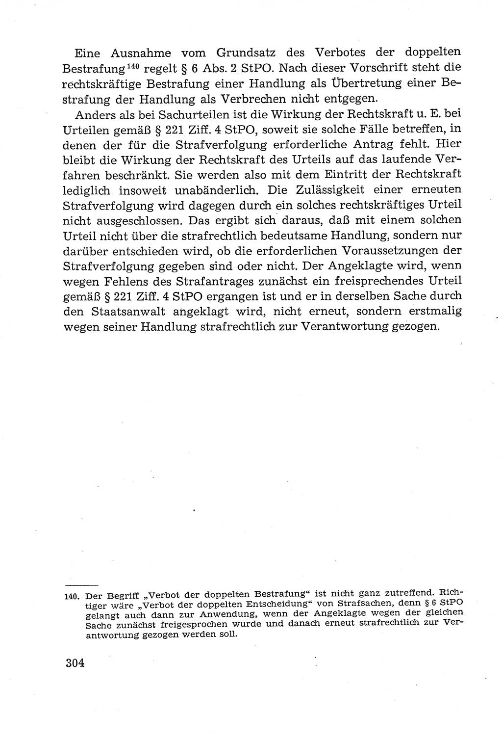 Leitfaden des Strafprozeßrechts der Deutschen Demokratischen Republik (DDR) 1959, Seite 304 (LF StPR DDR 1959, S. 304)