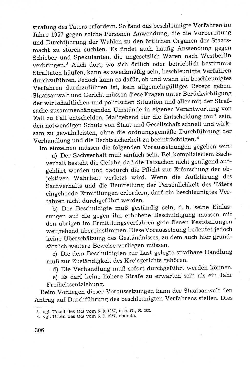 Leitfaden des Strafprozeßrechts der Deutschen Demokratischen Republik (DDR) 1959, Seite 306 (LF StPR DDR 1959, S. 306)