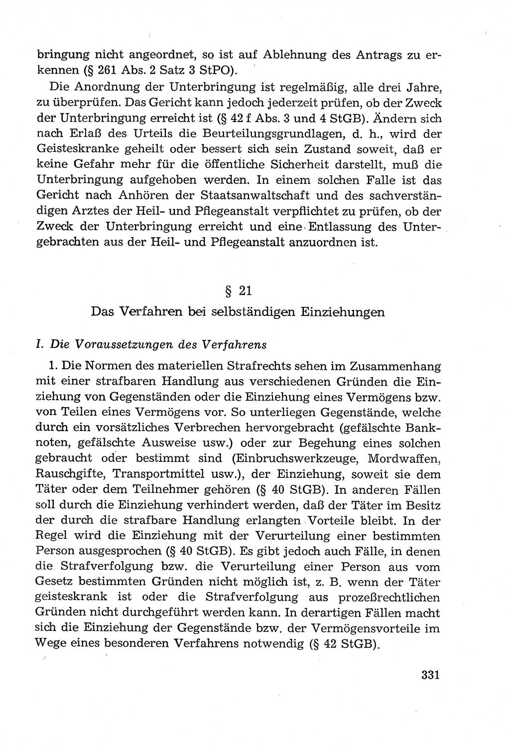 Leitfaden des Strafprozeßrechts der Deutschen Demokratischen Republik (DDR) 1959, Seite 331 (LF StPR DDR 1959, S. 331)