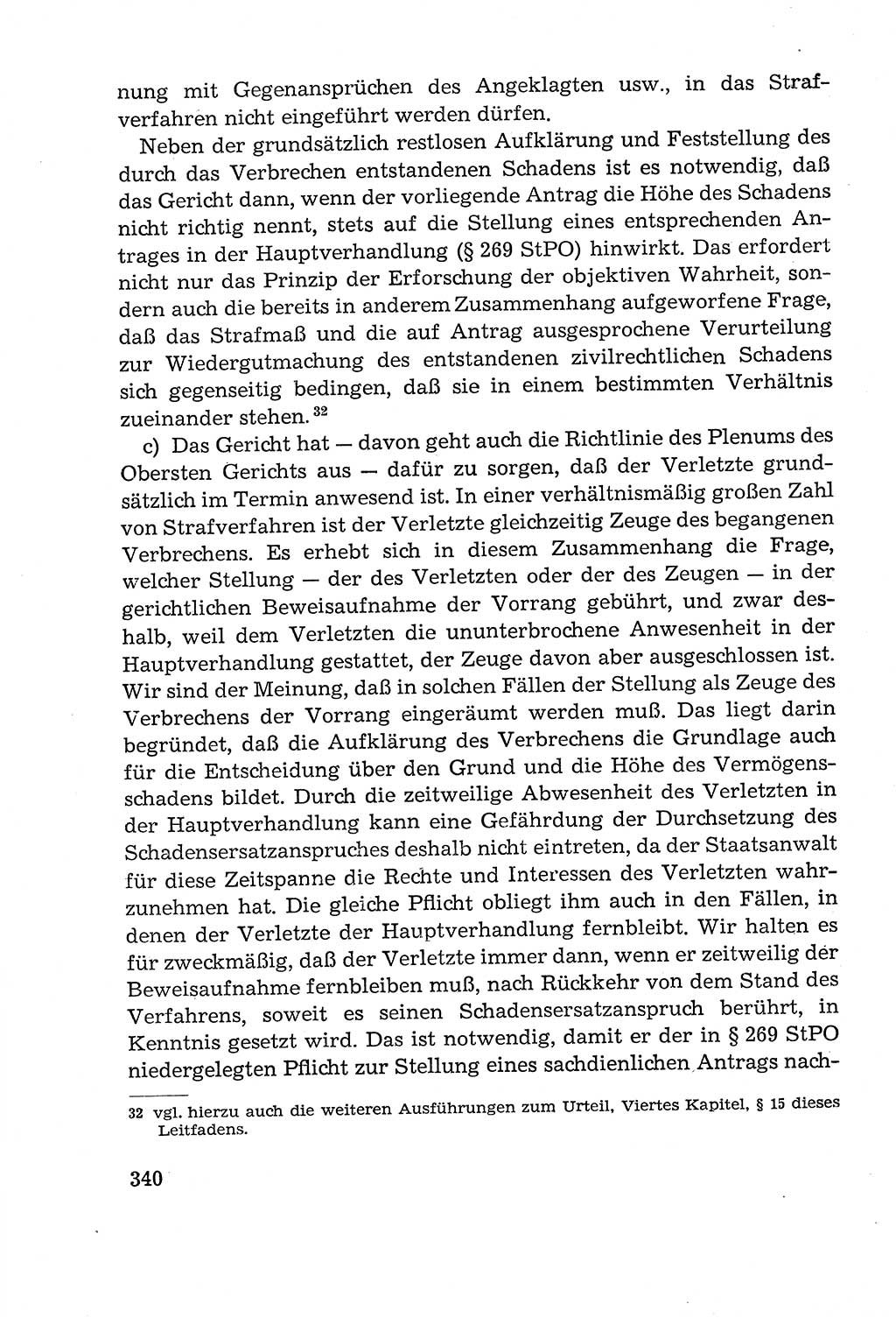 Leitfaden des Strafprozeßrechts der Deutschen Demokratischen Republik (DDR) 1959, Seite 340 (LF StPR DDR 1959, S. 340)
