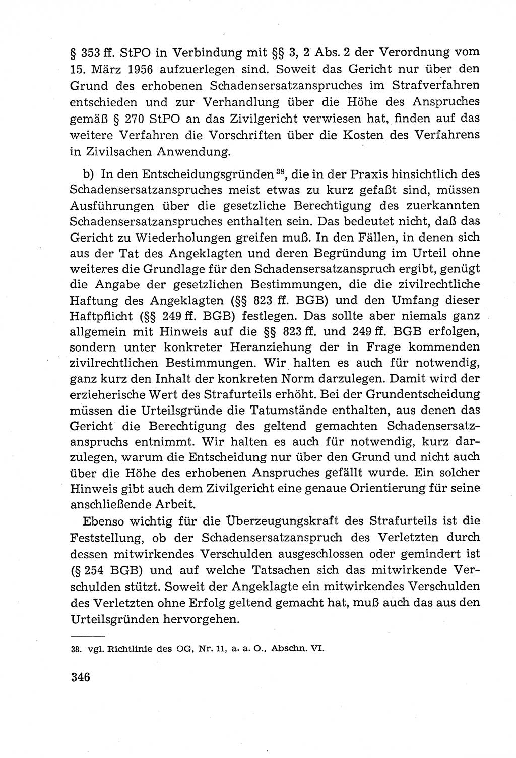 Leitfaden des Strafprozeßrechts der Deutschen Demokratischen Republik (DDR) 1959, Seite 346 (LF StPR DDR 1959, S. 346)