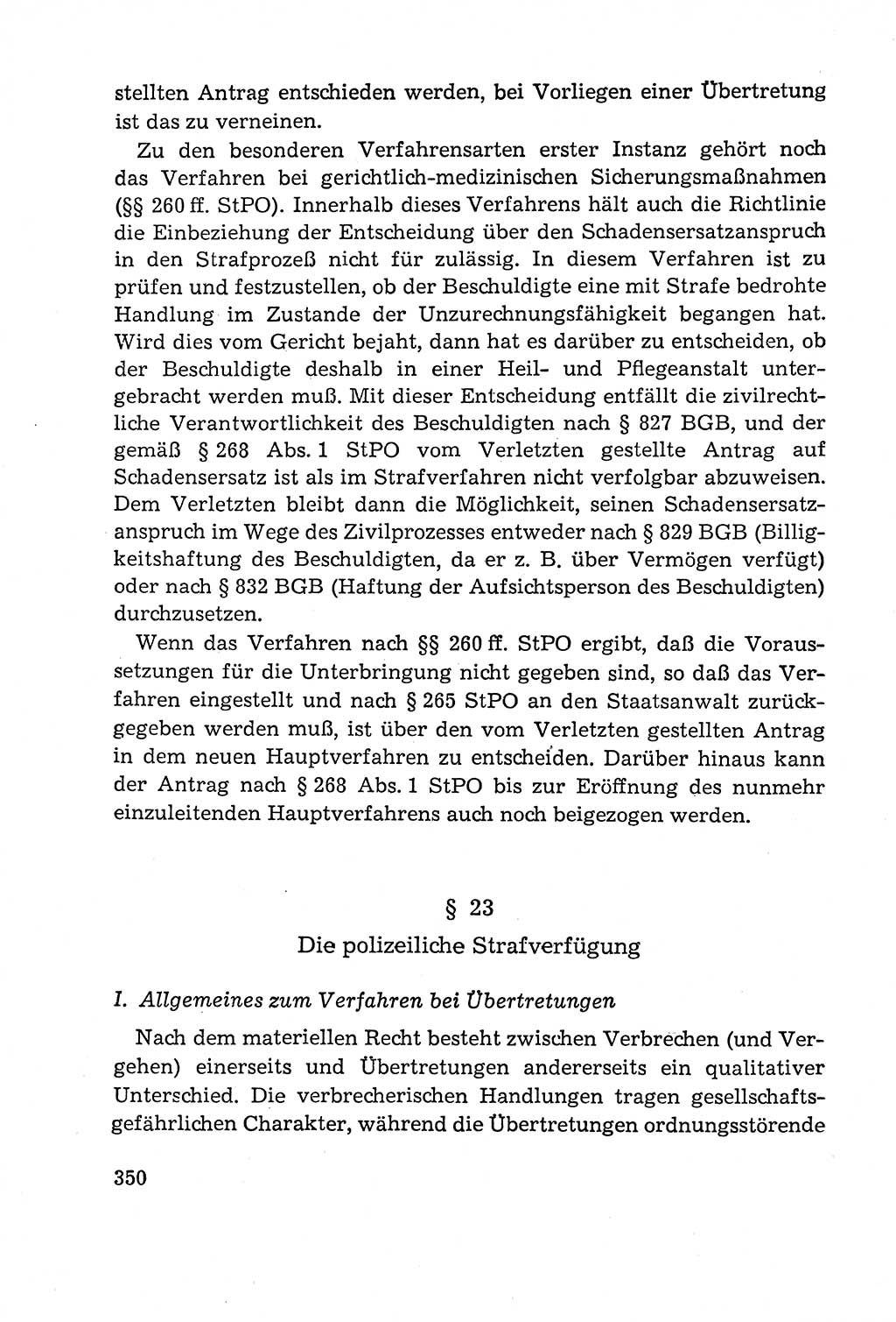 Leitfaden des Strafprozeßrechts der Deutschen Demokratischen Republik (DDR) 1959, Seite 350 (LF StPR DDR 1959, S. 350)