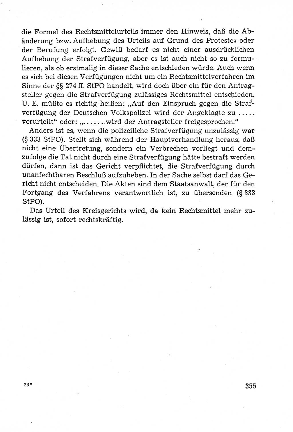 Leitfaden des Strafprozeßrechts der Deutschen Demokratischen Republik (DDR) 1959, Seite 355 (LF StPR DDR 1959, S. 355)