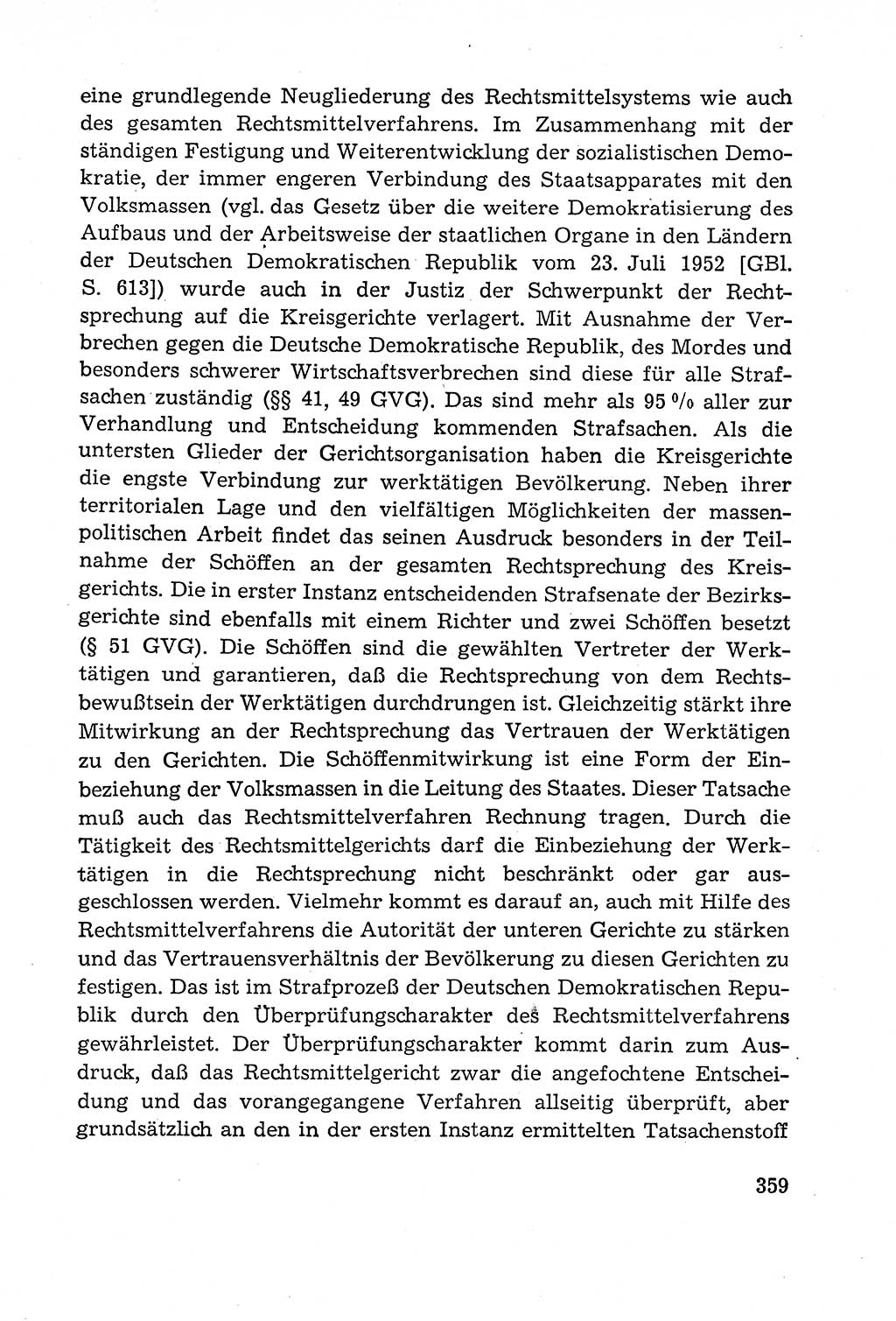 Leitfaden des Strafprozeßrechts der Deutschen Demokratischen Republik (DDR) 1959, Seite 359 (LF StPR DDR 1959, S. 359)