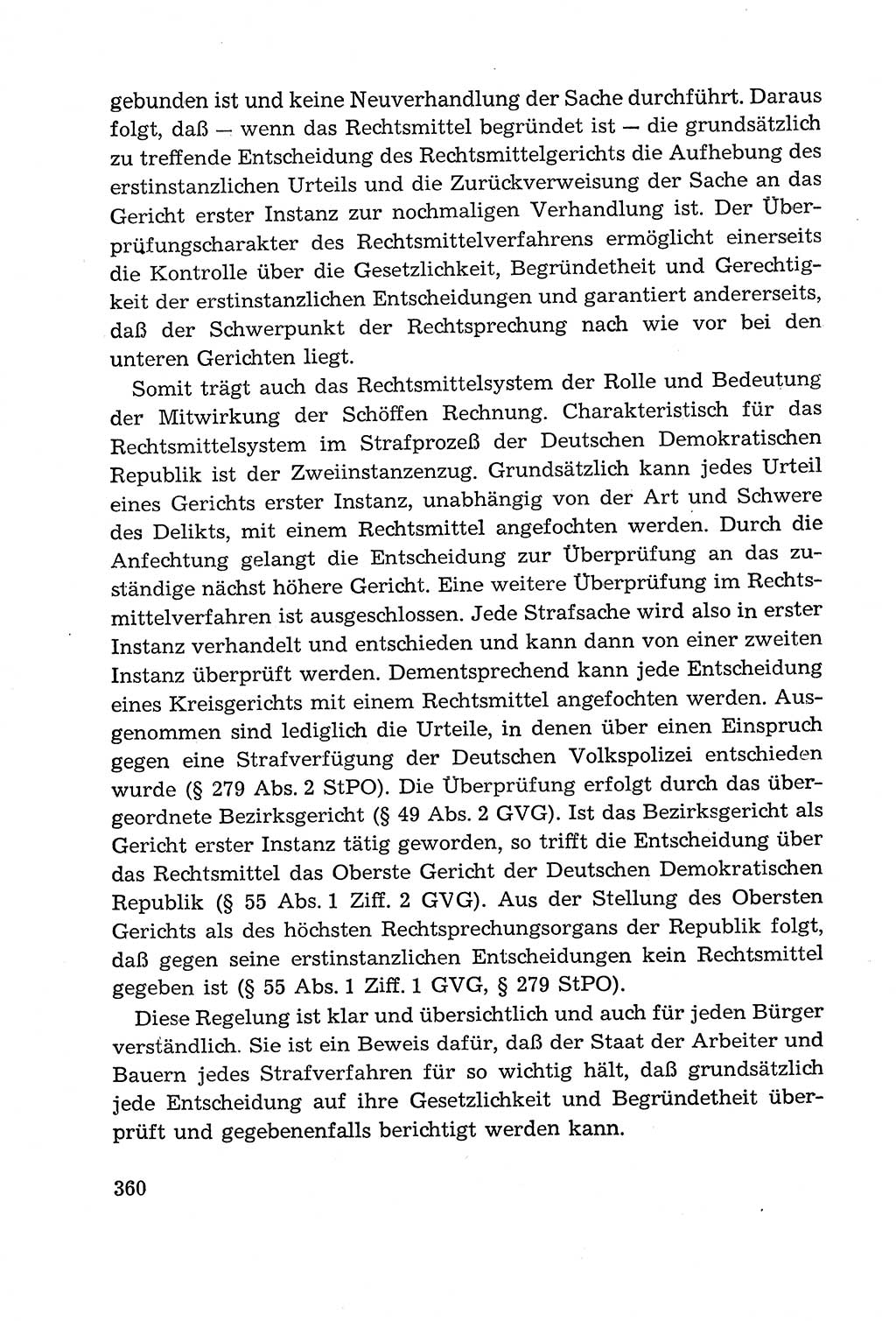 Leitfaden des Strafprozeßrechts der Deutschen Demokratischen Republik (DDR) 1959, Seite 360 (LF StPR DDR 1959, S. 360)