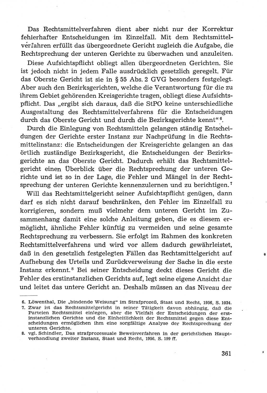 Leitfaden des Strafprozeßrechts der Deutschen Demokratischen Republik (DDR) 1959, Seite 361 (LF StPR DDR 1959, S. 361)