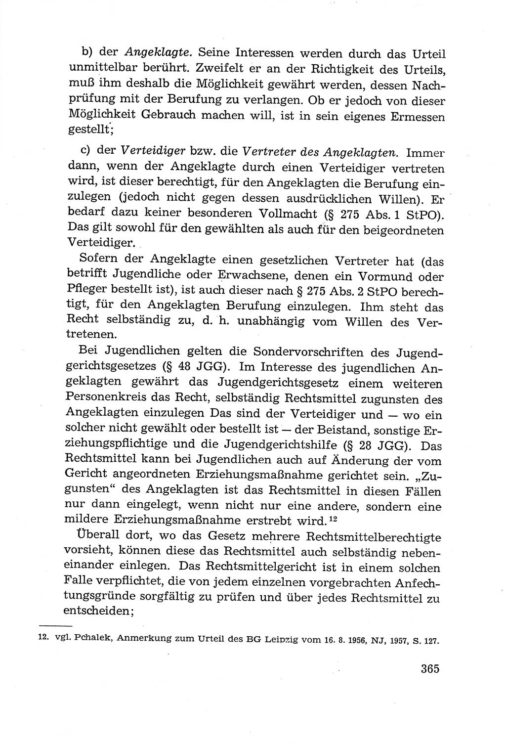 Leitfaden des Strafprozeßrechts der Deutschen Demokratischen Republik (DDR) 1959, Seite 365 (LF StPR DDR 1959, S. 365)