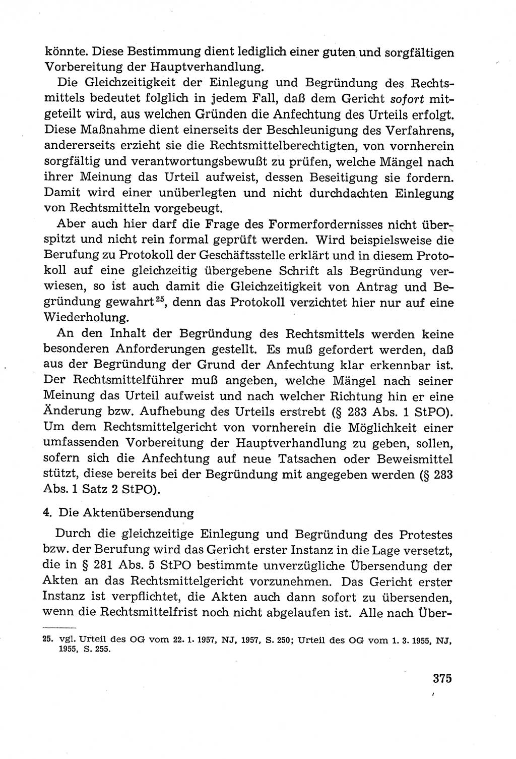 Leitfaden des Strafprozeßrechts der Deutschen Demokratischen Republik (DDR) 1959, Seite 375 (LF StPR DDR 1959, S. 375)