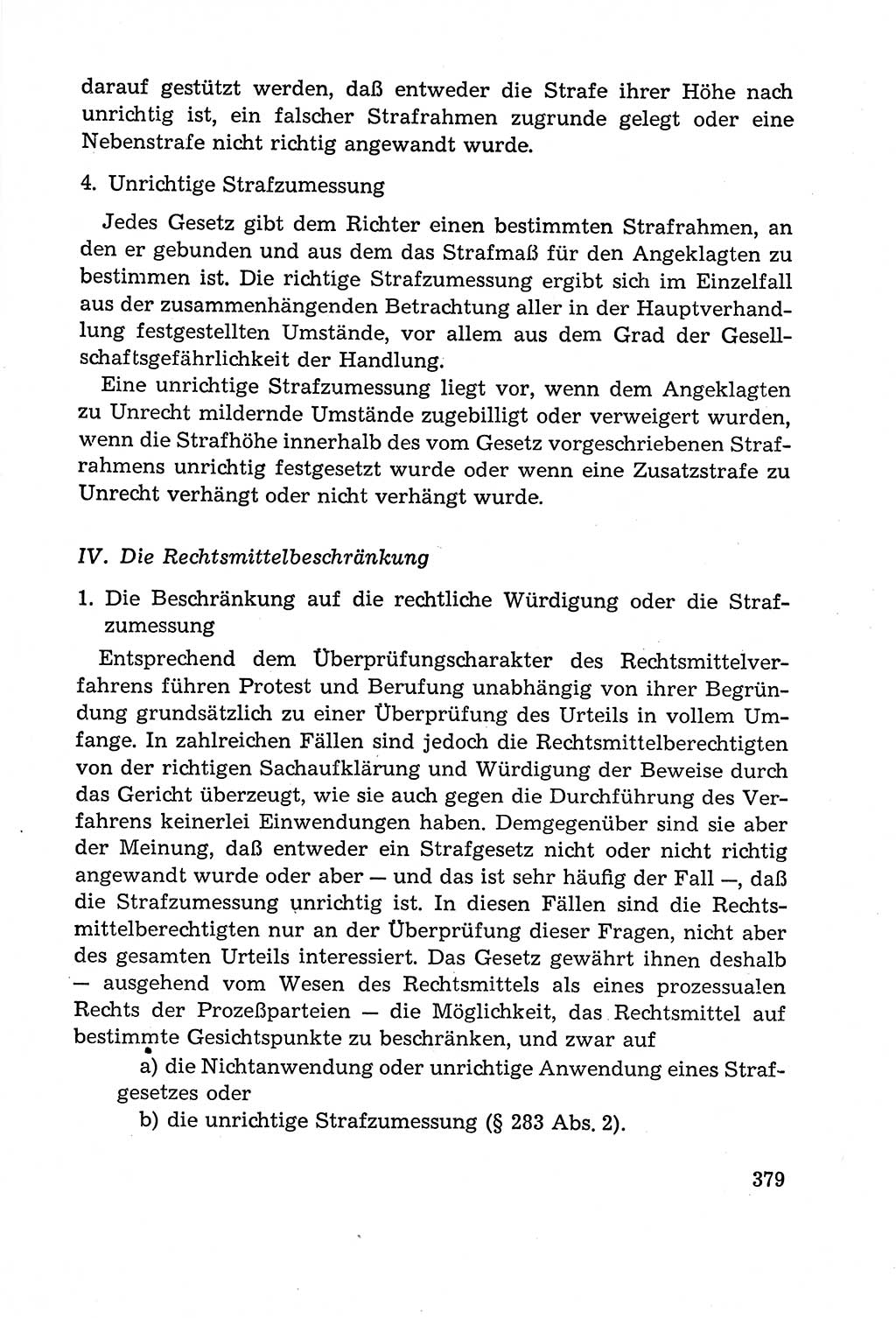 Leitfaden des Strafprozeßrechts der Deutschen Demokratischen Republik (DDR) 1959, Seite 379 (LF StPR DDR 1959, S. 379)