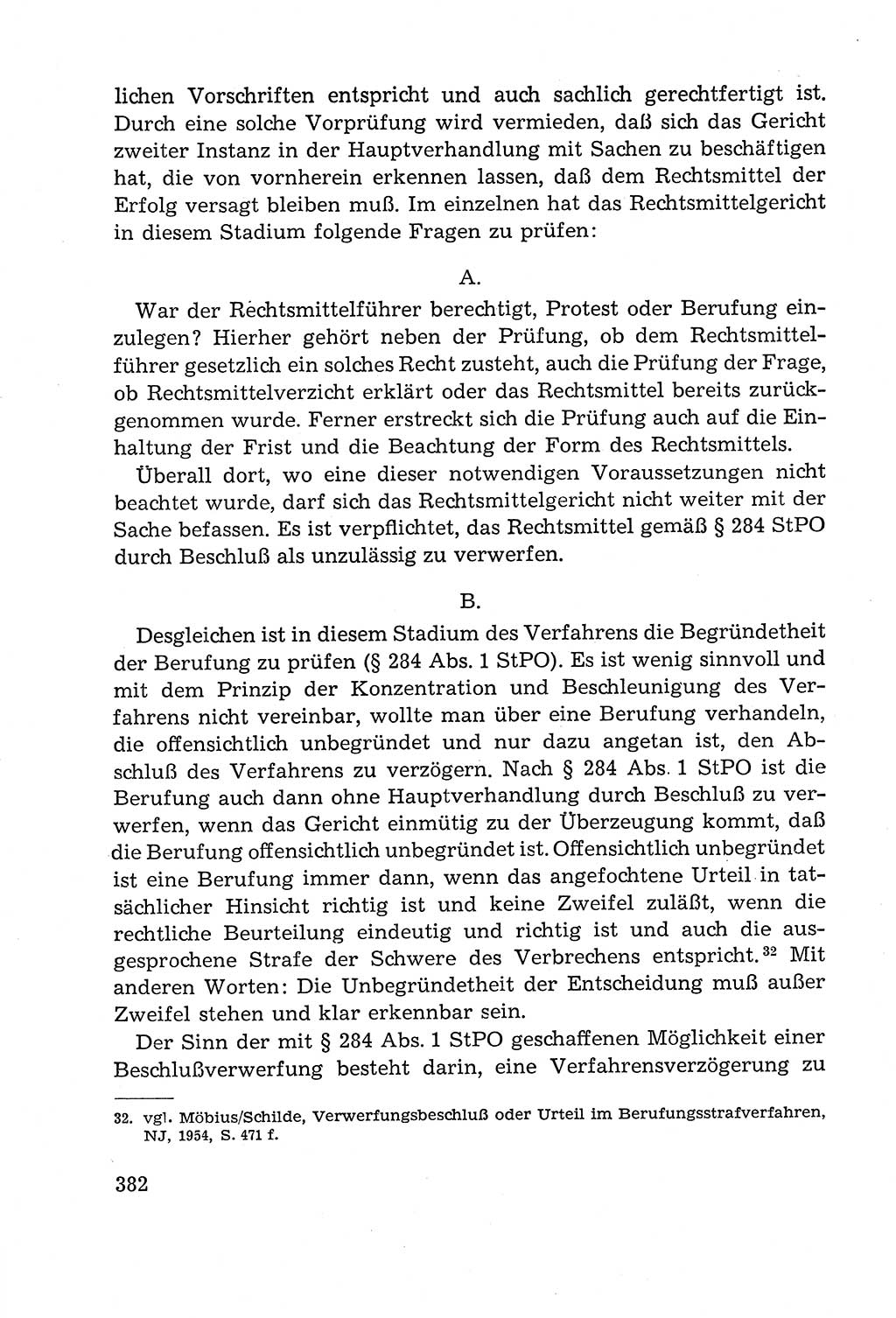 Leitfaden des Strafprozeßrechts der Deutschen Demokratischen Republik (DDR) 1959, Seite 382 (LF StPR DDR 1959, S. 382)