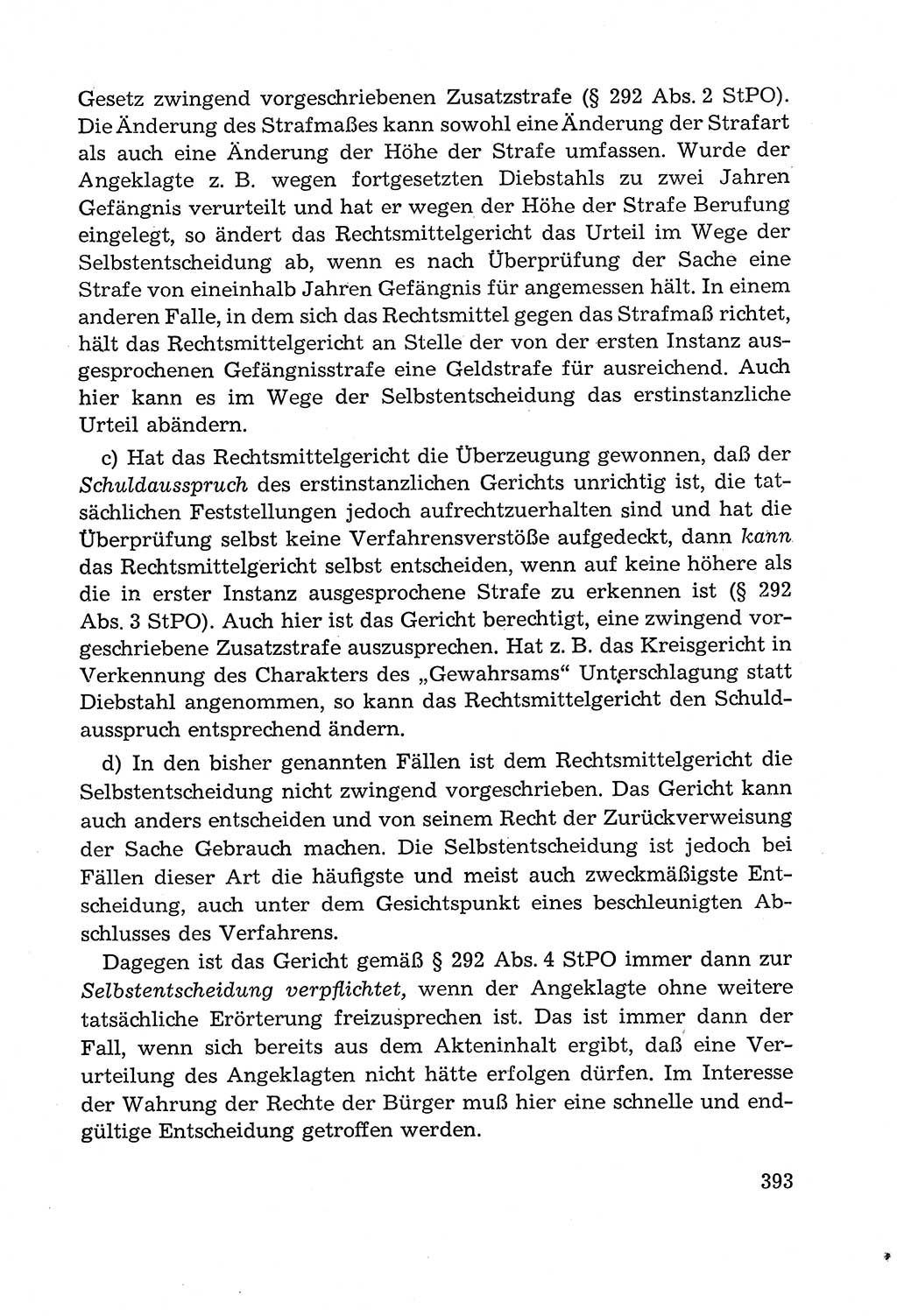 Leitfaden des Strafprozeßrechts der Deutschen Demokratischen Republik (DDR) 1959, Seite 393 (LF StPR DDR 1959, S. 393)