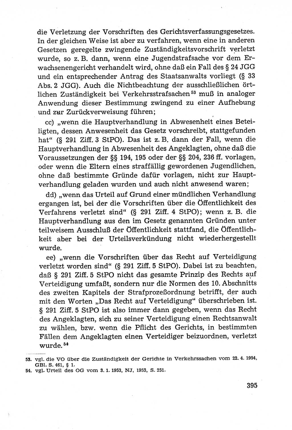 Leitfaden des Strafprozeßrechts der Deutschen Demokratischen Republik (DDR) 1959, Seite 395 (LF StPR DDR 1959, S. 395)