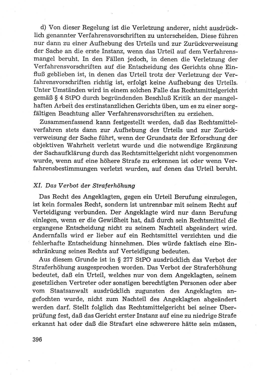 Leitfaden des Strafprozeßrechts der Deutschen Demokratischen Republik (DDR) 1959, Seite 396 (LF StPR DDR 1959, S. 396)