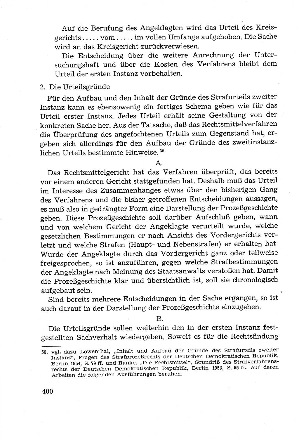 Leitfaden des Strafprozeßrechts der Deutschen Demokratischen Republik (DDR) 1959, Seite 400 (LF StPR DDR 1959, S. 400)