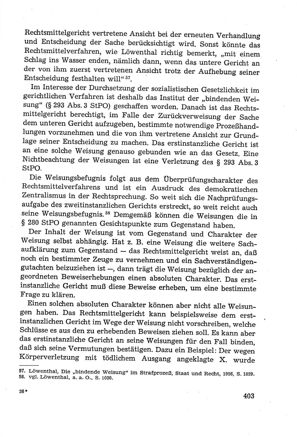 Leitfaden des Strafprozeßrechts der Deutschen Demokratischen Republik (DDR) 1959, Seite 403 (LF StPR DDR 1959, S. 403)