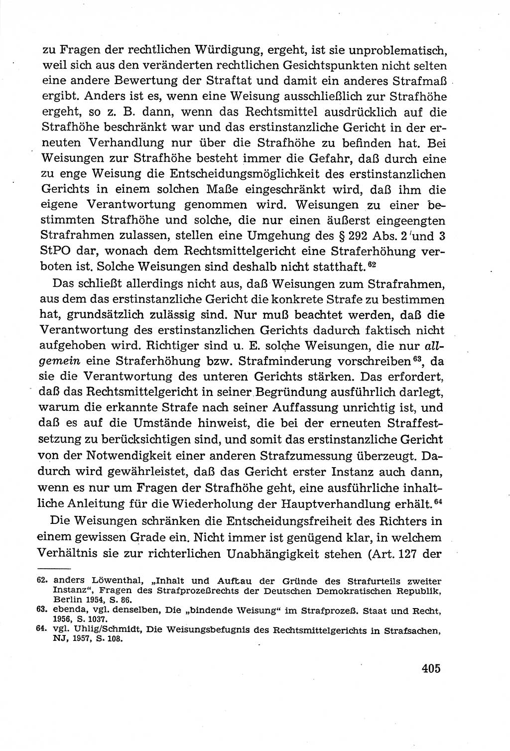 Leitfaden des Strafprozeßrechts der Deutschen Demokratischen Republik (DDR) 1959, Seite 405 (LF StPR DDR 1959, S. 405)