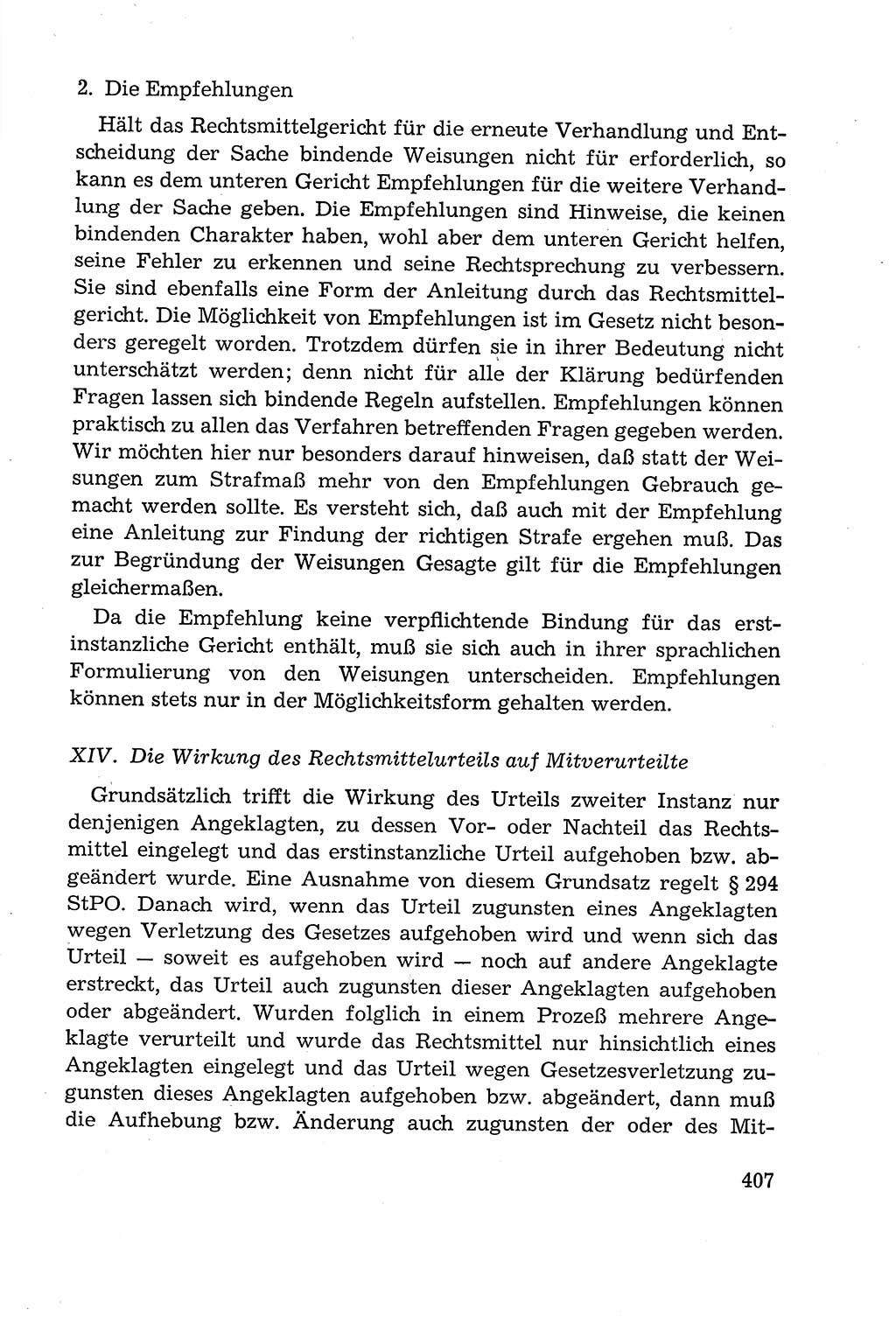 Leitfaden des Strafprozeßrechts der Deutschen Demokratischen Republik (DDR) 1959, Seite 407 (LF StPR DDR 1959, S. 407)