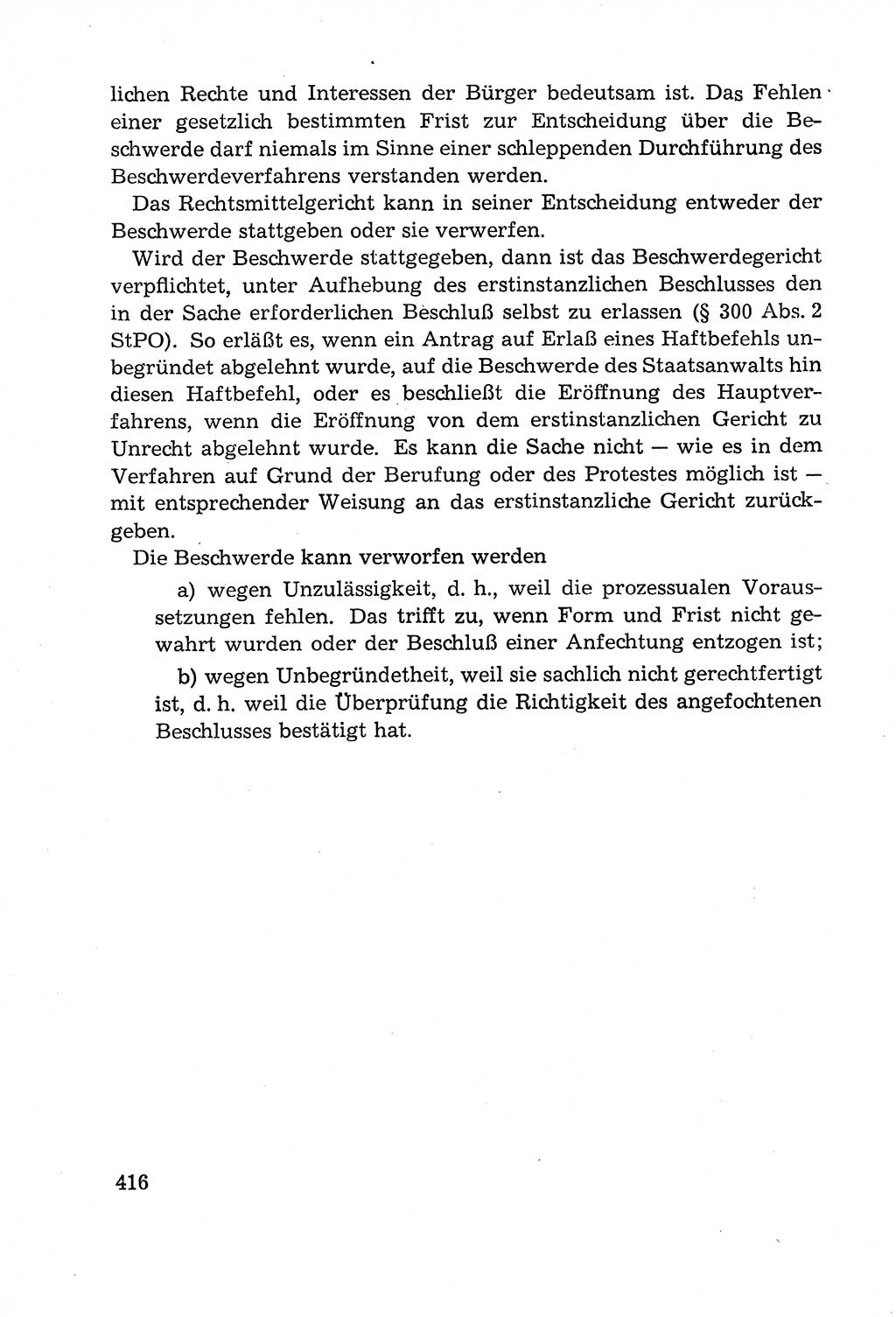 Leitfaden des Strafprozeßrechts der Deutschen Demokratischen Republik (DDR) 1959, Seite 416 (LF StPR DDR 1959, S. 416)