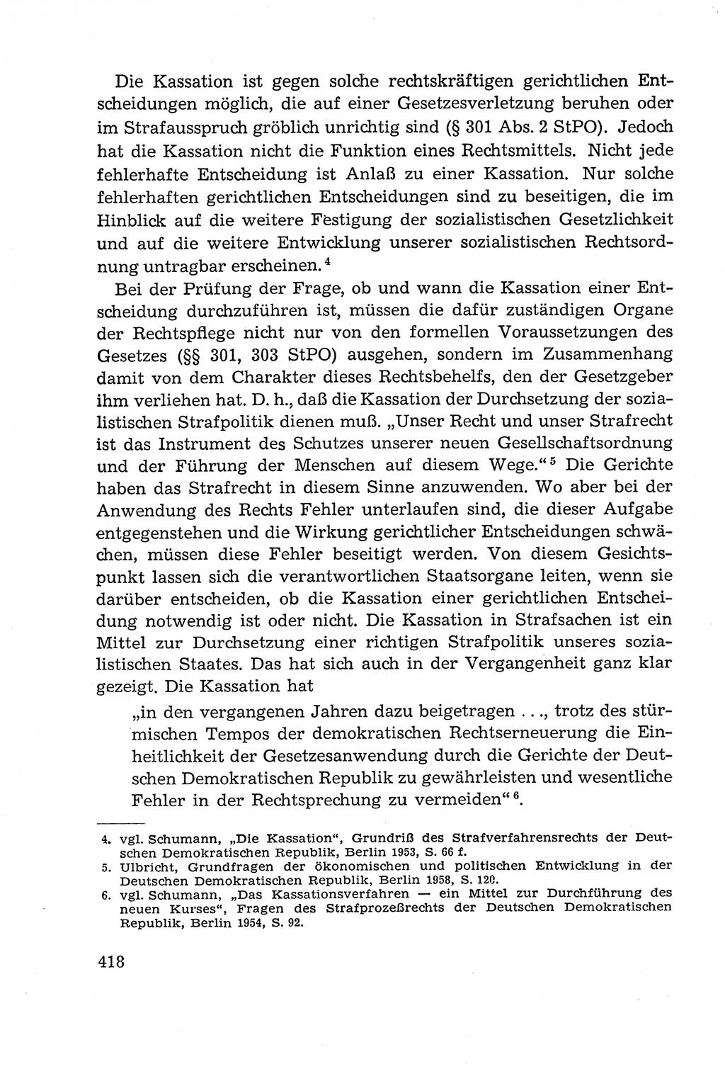 Leitfaden des Strafprozeßrechts der Deutschen Demokratischen Republik (DDR) 1959, Seite 418 (LF StPR DDR 1959, S. 418)