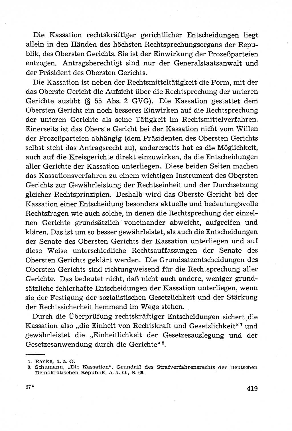 Leitfaden des Strafprozeßrechts der Deutschen Demokratischen Republik (DDR) 1959, Seite 419 (LF StPR DDR 1959, S. 419)