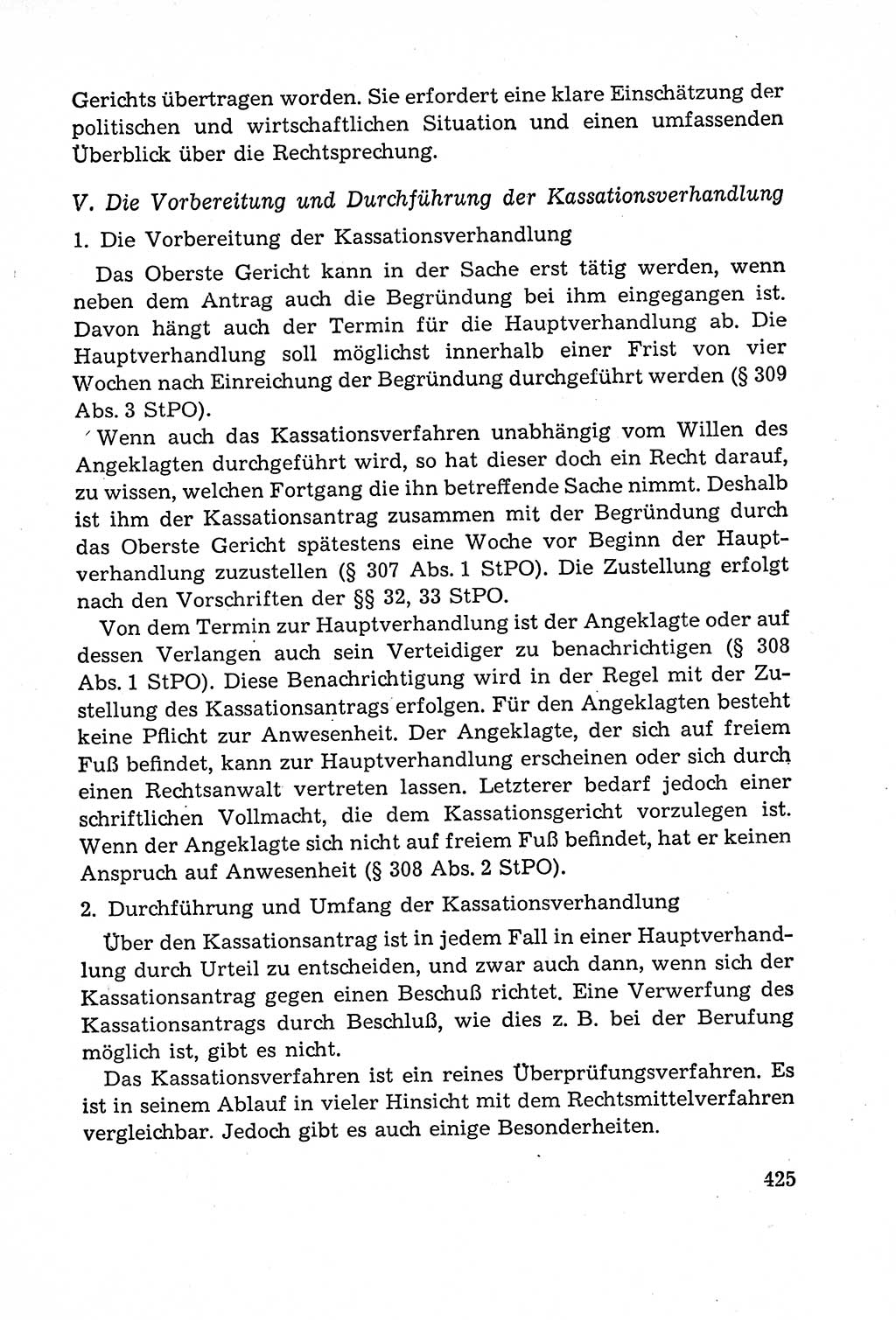 Leitfaden des Strafprozeßrechts der Deutschen Demokratischen Republik (DDR) 1959, Seite 425 (LF StPR DDR 1959, S. 425)